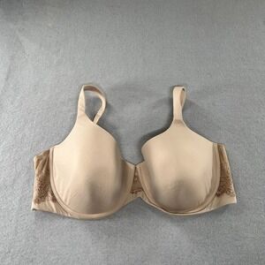 Leading Lady Bra Size 48D Nude Tan Underwire The Brigitte Lace‎ T-Shirt 5214